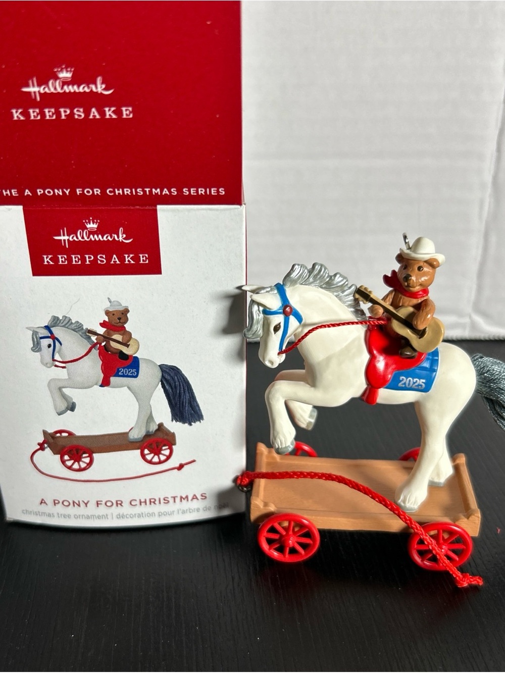 Hallmark 2025 A pony for Christmas ornament new